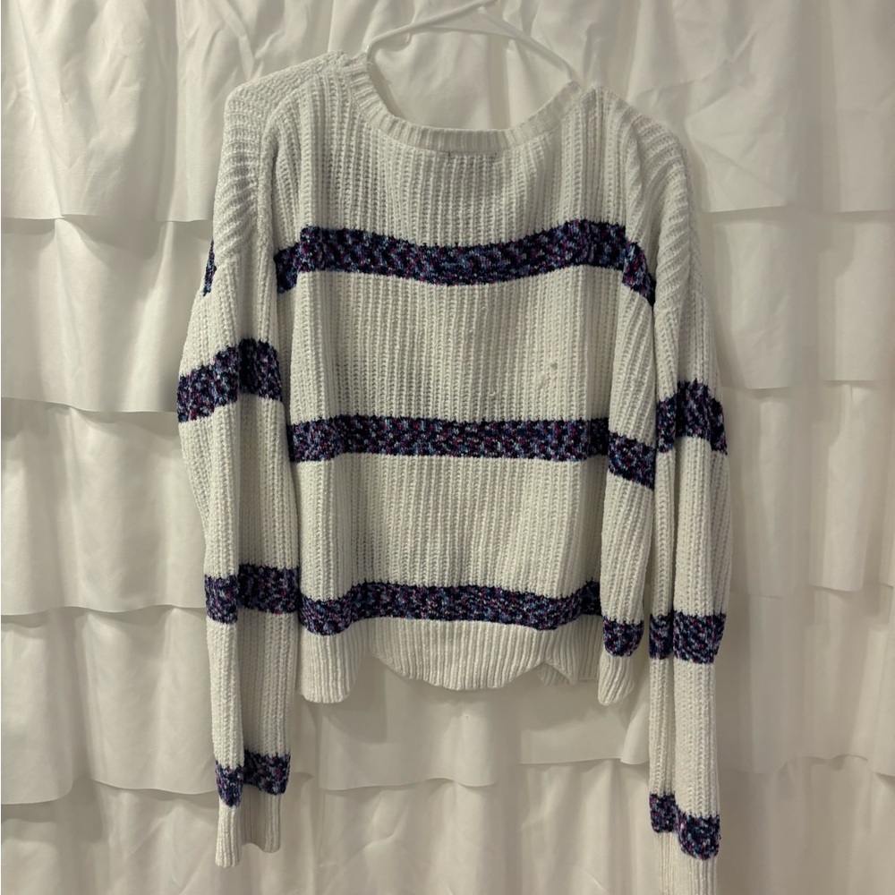 Francesca’s striped sweater.